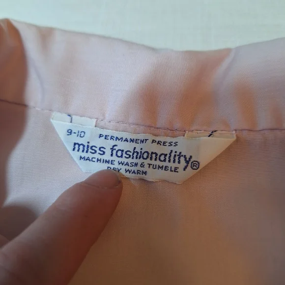 Miss Fashionality Vintage Purple Sleeveless Button Up Shirt Beach Coastal Size M - Picture 3 of 8